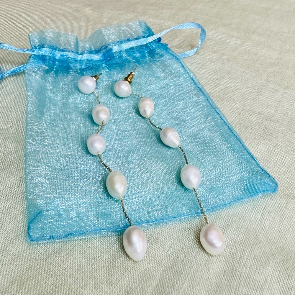 Freshwater Pearl Drop Earrings